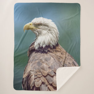 Bald Eagle Sherpa Fleece Blanket