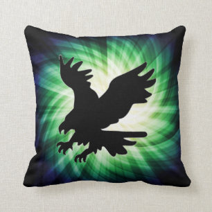 Bald Eagle Silhouette; Cool Cushion