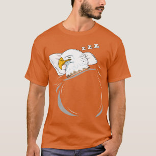 Bald Eagle Sleeping Animal Nap Napping Slumber T-Shirt