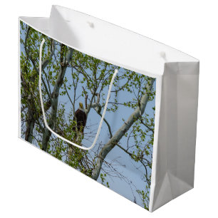 Bald Eagle Smile Large Gift Bag
