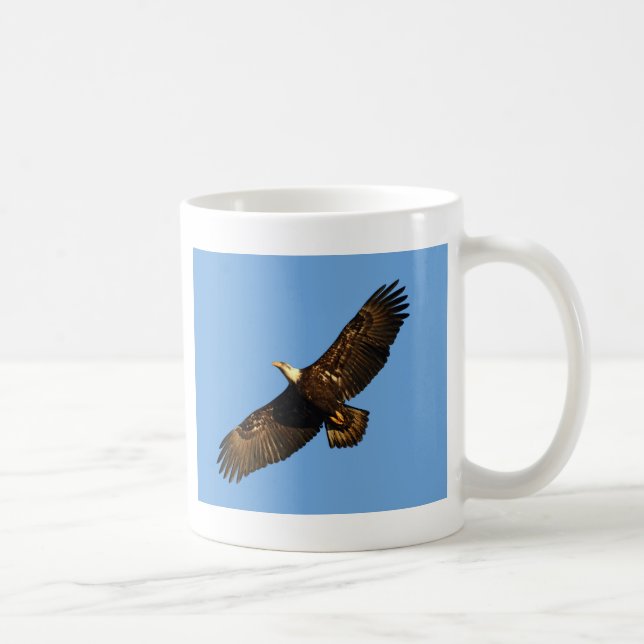 Bald Eagle Soaring 2 Coffee Mug (Right)