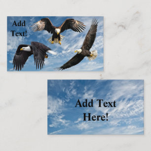 Bald Eagle Soaring Business Card