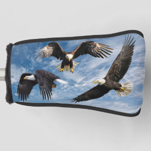 Bald Eagle Soaring Golf Head Cover