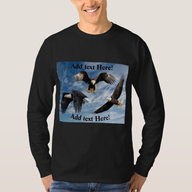 Bald Eagle Soaring T-Shirt (Front)