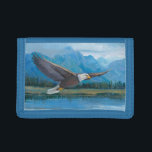 Bald Eagle Soaring Trifold Wallet<br><div class="desc">Bald Eagle Soaring Artist: Tim OToole</div>