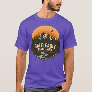 Bald Eagle State Park Pennsylvania PA Camping retr T-Shirt