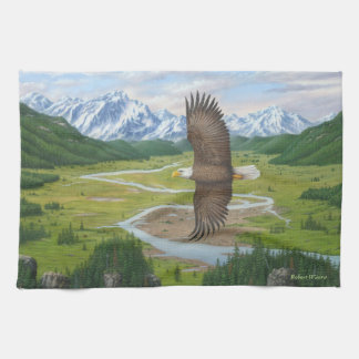 Bald Eagle Tea Towel