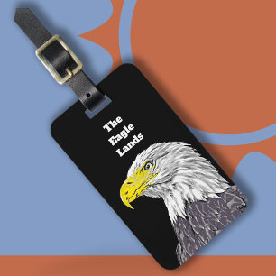 Bald Eagle - The Eagle Lands Luggage Tag