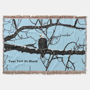 Bald Eagle Throw Blanket