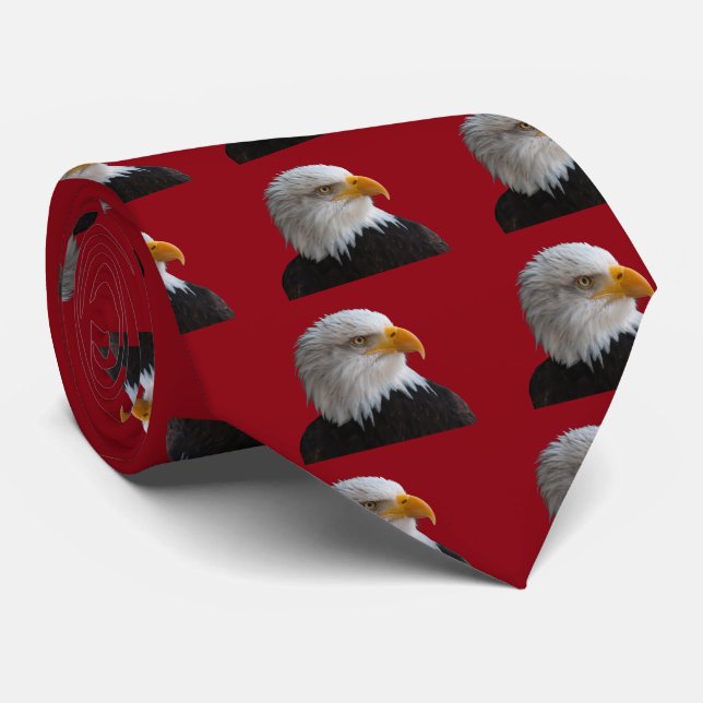 Bald eagle tie (Rolled)