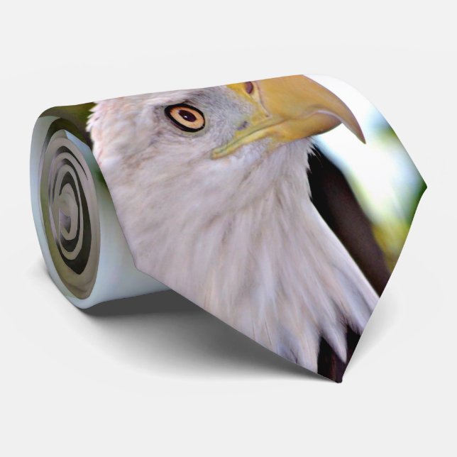 Bald Eagle Tie (Rolled)