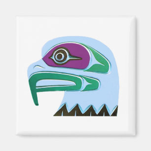 Bald Eagle Totem Magnet