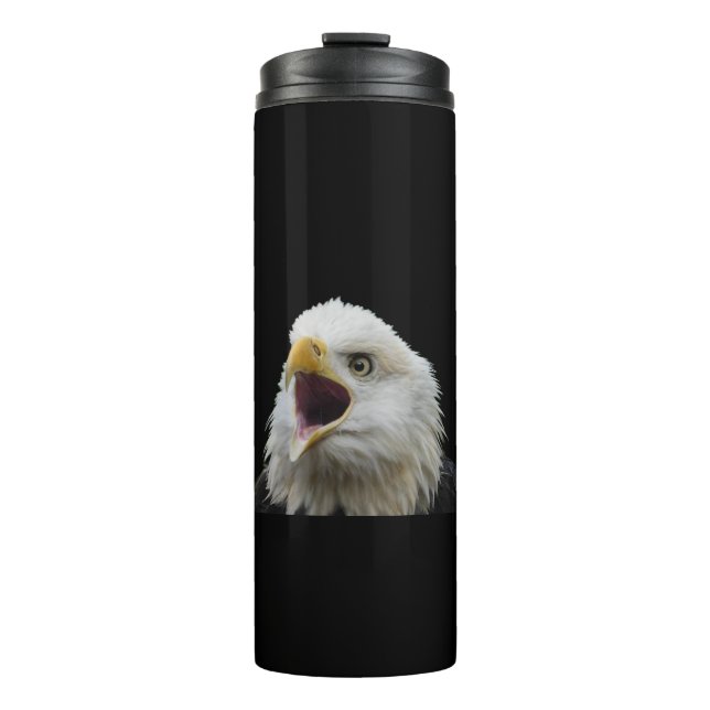 Bald Eagle Towel Thermal Tumbler (Front)