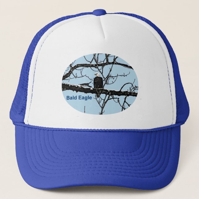 Bald Eagle Trucker Hat (Front)