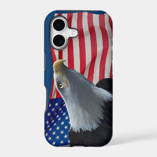 Bald Eagle & US Flag Patriotic Design