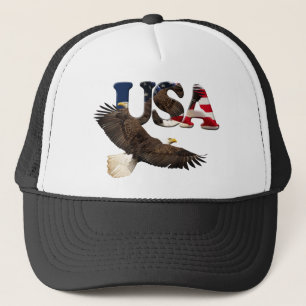 Bald Eagle & USA American Patriot Series Hat