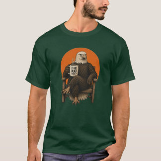 Bald Eagle Vintage Illustration Anti Trampo Shirt