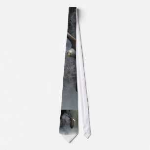 BALD EAGLE & WATER FALL Gift Tie