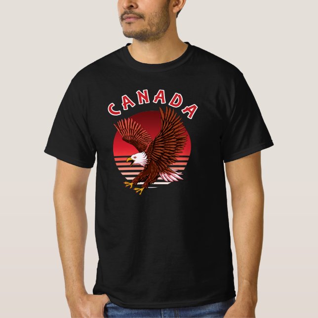 Bald Eagle Wildlife - Canada T-Shirt (Front)