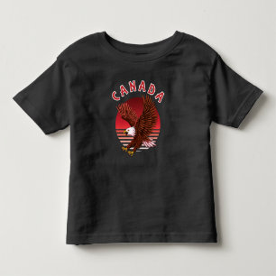 Bald Eagle Wildlife - Canada Toddler T-Shirt