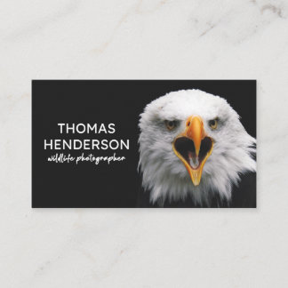 Bald Eagle Wildlife Photographer Business Card
