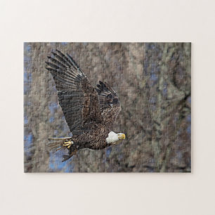 Bald Eagle with a Catfish Jigsaw Puzzle