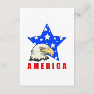 Bald Eagle with Stars | America Enclosure Card
