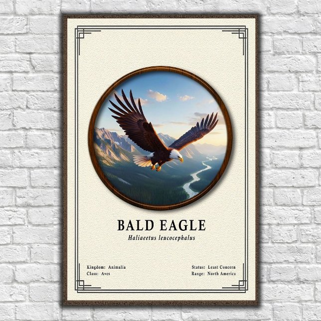 Bald Eagle Zoology Series Poster (Creator Uploaded)