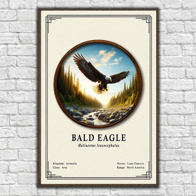Bald Eagle Zoology Series Poster (Creator Uploaded)
