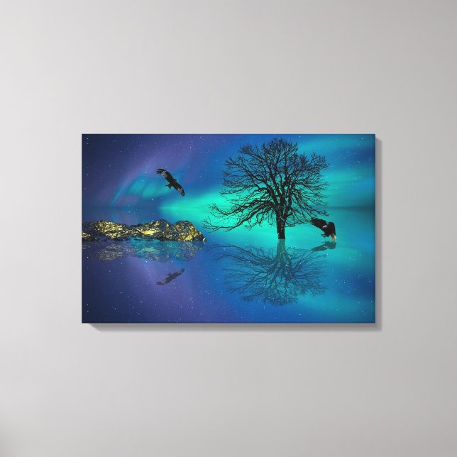 Bald Eagles Canvas Print (Front)
