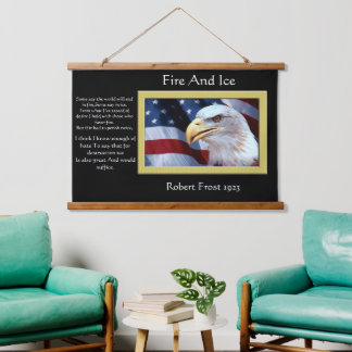 Bald Eagles head looking at you Hanging Tapestry