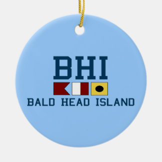 Bald Head Island. Ceramic Tree Decoration