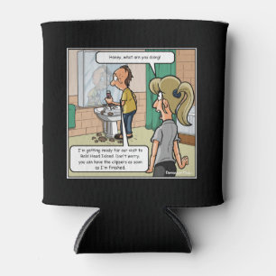 Bald Head Island Funny Can Cooler