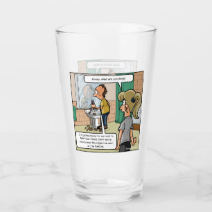 Bald Head Island Funny Drinking Glass
