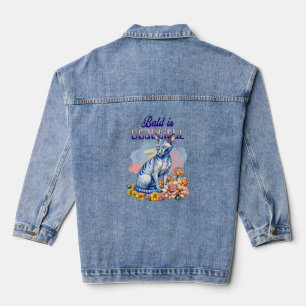 Bald is Beautiful   Hairless Cat Denim Jacket