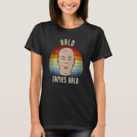 Bald James Bald  Pun Baldhead Man Action Hero Dad 