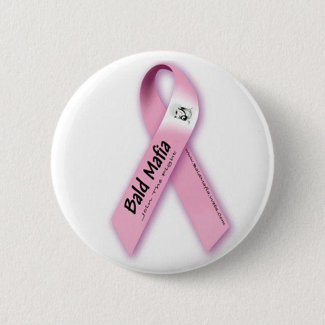 Bald Mafia - Join The Fight! Pin (Front)