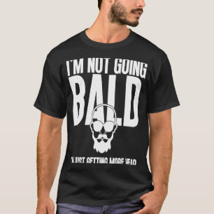 Bald Men Beard Man Hair Loss Balding Dad Baldness  T-Shirt