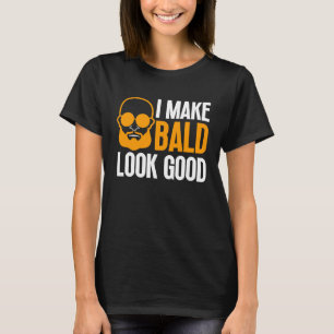 Bald Men Hair Loss Balding Dad Baldness  2 T-Shirt