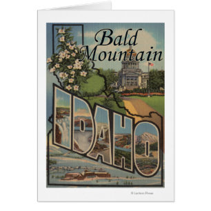 Bald Mountain, Idaho - Large Letter Scenes