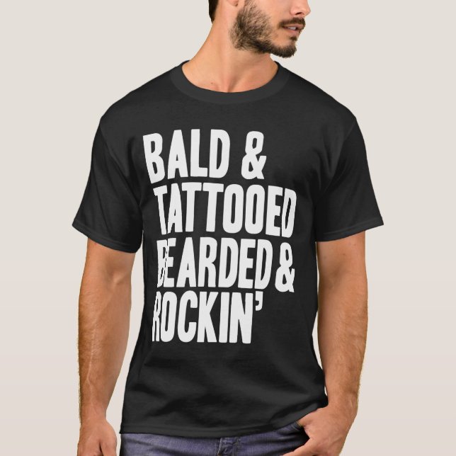 Bald & Rockin T-Shirt (Front)