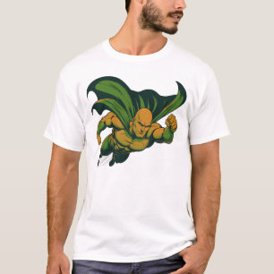 Bald superhero t-shirt design