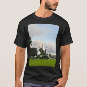 Bald The Lone Bellow Band Eagle Nesting on Cliffs T-Shirt