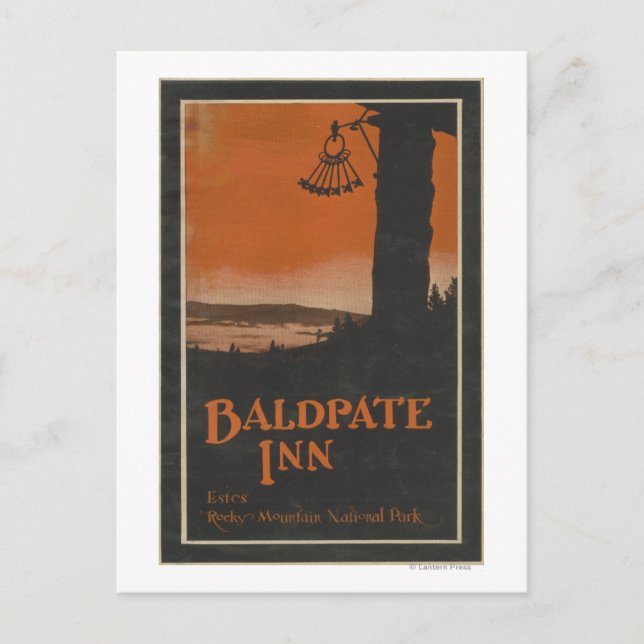 Baldpate Inn Promotional Poster # 2 Postcard (Front)