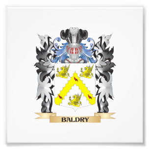 Baldry Coat of Arms - Family Crest Photo Print