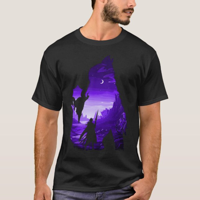 Baldurs Gate 3 - Shadowheart Negative Illusion T-Shirt (Front)