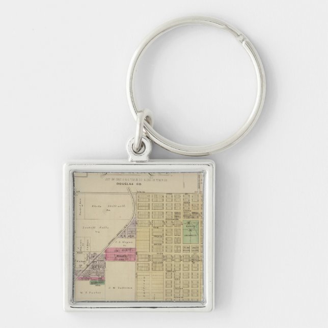 Baldwin City, Douglas County, Kansas Key Ring (Front)
