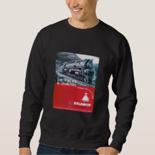 Baldwin Locomotive S-2 PRR Steam Turbine Sweatshirt