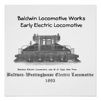 Baldwin Westinghouse Electric locomotive 1893  