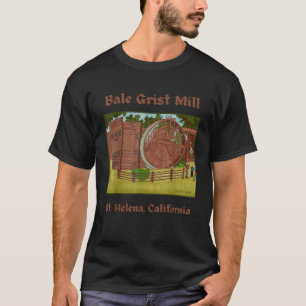 Bale Grist Mill St Helena California Napa Valley H T-Shirt